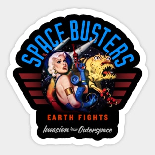 spacebusters Sticker